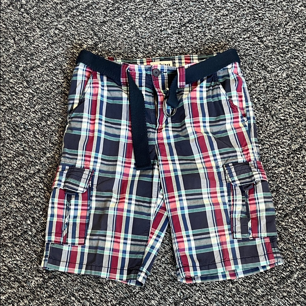 Urban Pipeline Multicolor Plaid Cargo Shorts